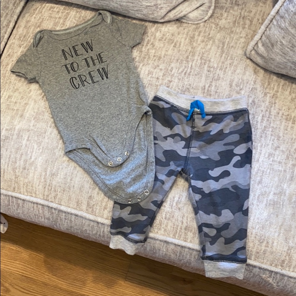 New To The Crew Matching Set
